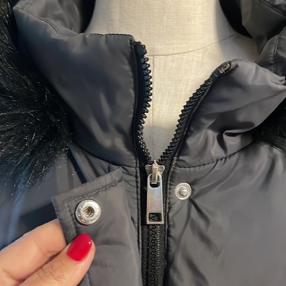 Rothschild Below Zero plus women’s puffer parka hooded coat zipped gray 2X - Picture 3 of 14